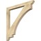 Ekena Millwork Imperial Slat Rough Sawn Bracket, Douglas Fir, 4"W x 48"D x 48"H BKT04X48X48IMP06RDF - alternate 1